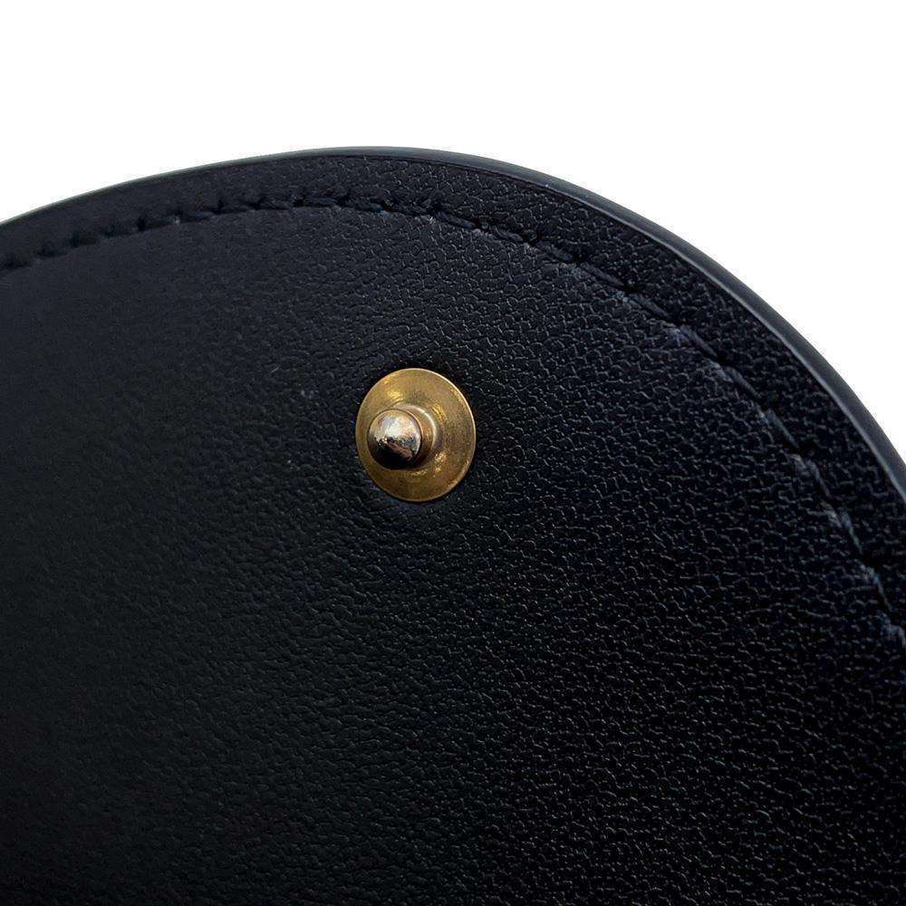 Christian Dior Chain Wallet Saddle Long Leather Black - Picture 14 of 14